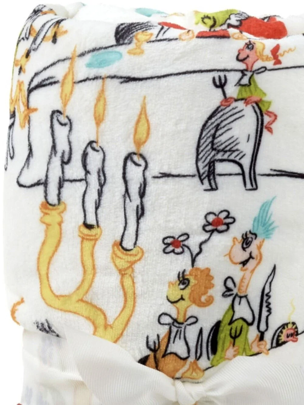 Dr. Seuss's How The Grinch Stole Christmas Storybook Scenes Throw Blanket NEW 🎄
